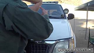 police pull over xxx brunette gets pulled over for a cavity search