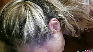 german milf fucked from pool on holiday with facial