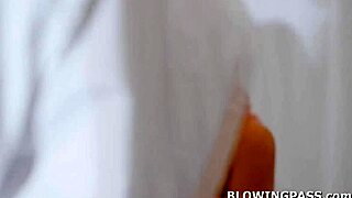 Why is the teen babe deepthroating the doctor's big cock?