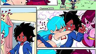 threeway linkup in fnf porn with group action