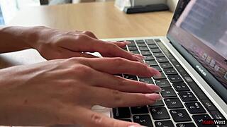 Girl Complains About Neighbor Fucking Loudly, Ends Up Getting Fucked By Him