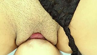 Blonde Teen Rides Roomie's Cock, Gets Vagina Cumshot in POV