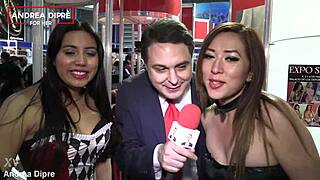 andrea diprè interviews two mexican girls in casual video chat