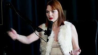 Reh Queen Sheer Red Attends Voyeur Avoiding Vibrators for Orgasm