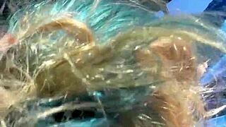 Cheating Blonde Whore Sucks Cock Publicly For Facial