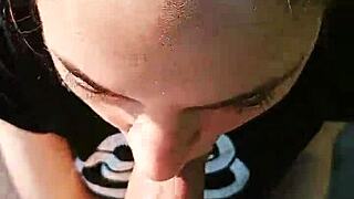 latina teen sucks monster cock pov