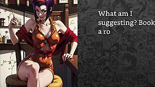 faygrey caught by bounty huntress faye valentine