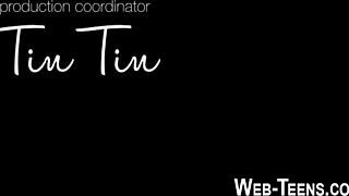 petite latina fingered by skinny teen brunette