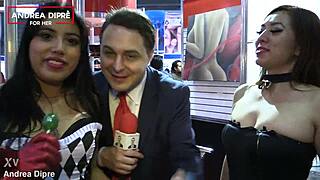 andrea diprè interviews two mexican girls in casual video chat