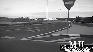 sofia mayers has a sweet encounter on the shore