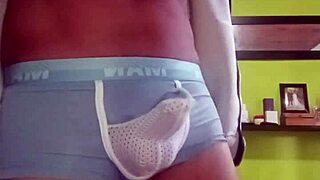 she masturbates and cums hard in video