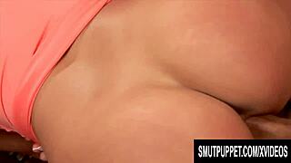 brunette jasmine black loves deep dicking and cum on tits