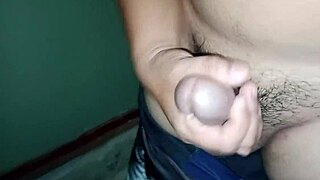 I love handjob after work leading to hard cock creampie