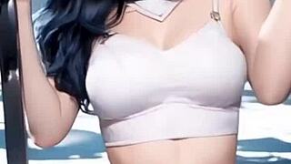 jessy in bikini and lingerie model shoot