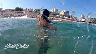 Pornstar Sheila Ortega Sucks and Fucks Underwater