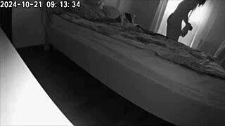wife installed hidden camera filming husband's cheating with housekeeper real video