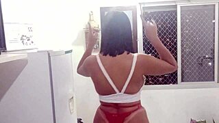 Vlog Sarah Rosa Actress Gets Horny with Big Cock in Lingerie!