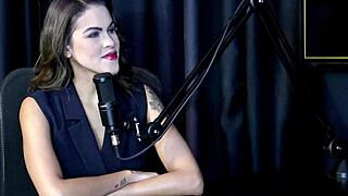 Reh Queen Sheer Red Attends Voyeur Avoiding Vibrators for Orgasm