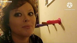 Three rubber cocks bring intense pleasure and excitement