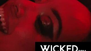 wicked - hot threesome with blonde & brunette in alternate reality