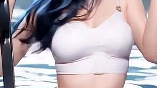 jessy in bikini and lingerie model shoot