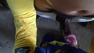 Bent Over For Anal Domination In Public Uniform