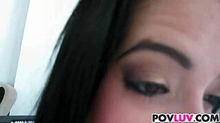 skinny allison banks gets slammed hard by monster cock, contrasting her petite frame.