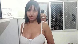 Vlog Sarah Rosa Actress Gets Horny with Big Cock in Lingerie!