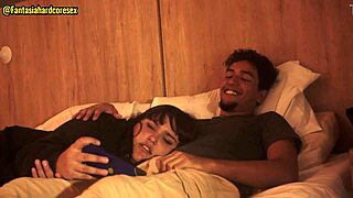 My stepsister choked on my dick after the movie