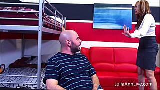 big titty teacher julia ann sucks and fucks her students stiff dick