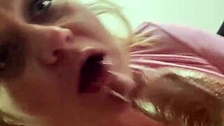 Amateur Blowjob in Hotel Room with Detailed Sucking and Swallowing