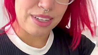 Beautiful amateur with big natural tits fucking client in apartment!