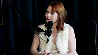 Reh Queen Sheer Red Attends Voyeur Avoiding Vibrators for Orgasm