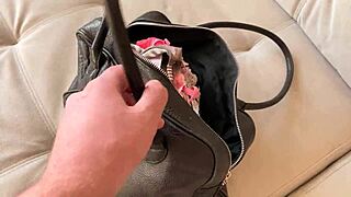 Stepsister Jerks Cock With Panties, Cum On Tits, Russian Amateur Talk