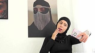 Cute Hijab Cleaning Lady Wants To Fuck Him