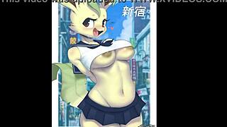 furry pokemon compilation with big tits