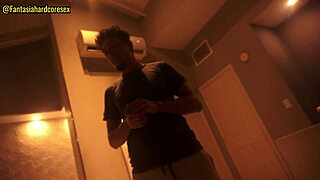 My stepsister choked on my dick after the movie