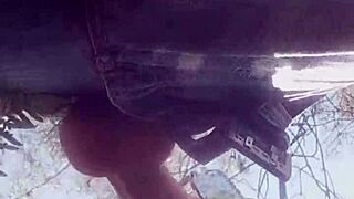 Real Behind-The-Scenes Outdoor Deepthroat Blowjob With Big Cock