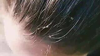 latina teen sucks monster cock pov