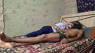 Beautiful Indian Desi Step Brother In Law With Small Cock Fucks Sexy Sister In Law With Big Ass In Dorm Bedroom For First Time