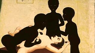 Vintage erotic drawings from the past