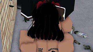 Rice Bunny Seductively Takes Big Black Cock In Alleyway Scene With Monster Shaft