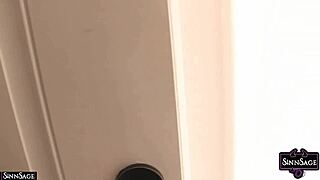 Japanese School Girl Sucks and Fucks in Fishnets