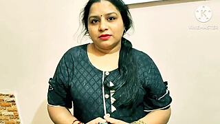 indian wife enjoys intense session outdoors