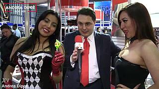 andrea diprè interviews two mexican girls in casual video chat