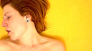 amazing redhead has intense orgasm