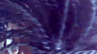 Interracial Couple Engages In Public Blowjob And Doggystyle