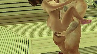 Security cam reveals heyward fucking cheerleader in sauna