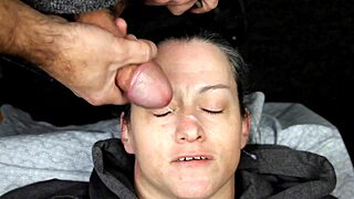 Dirtydees shows the ultimate guys night out with cum-covered facials.