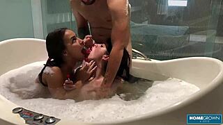 Scarlett taylor shares big dick with girlfriend